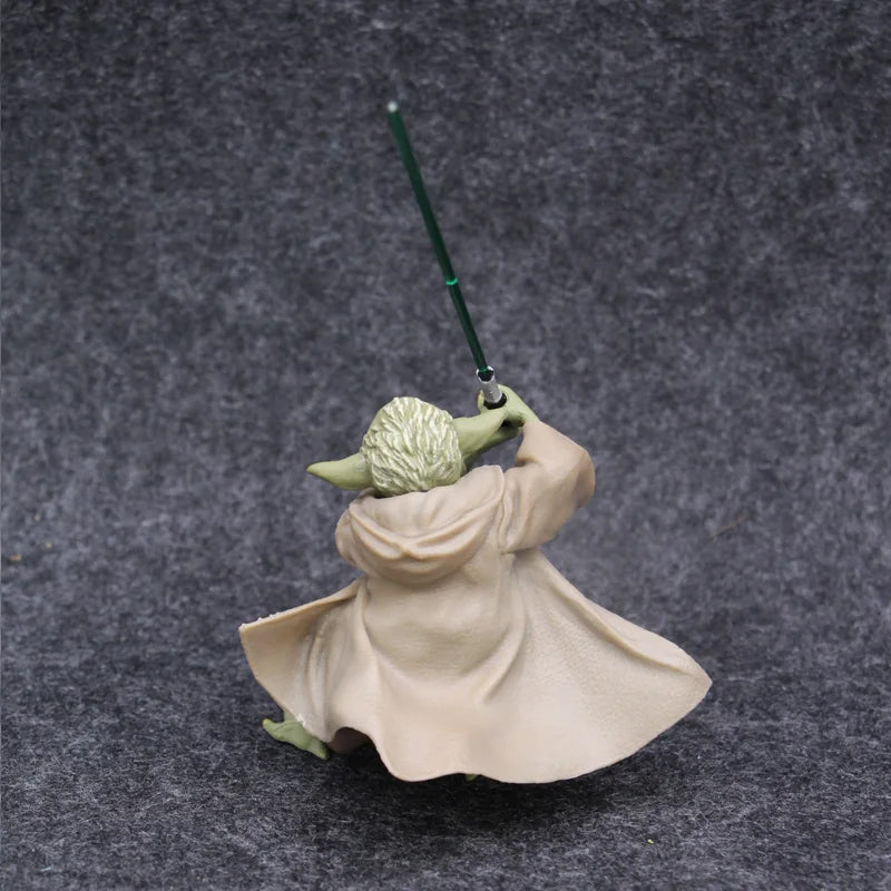 Star Wars Mandalorian – Master Yoda with Sword 10cm Action Figure Collectible (1/12 Scale)