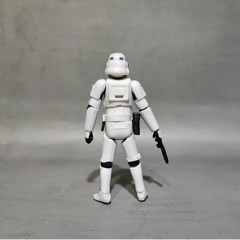 Marvel 10cm White Soldier & Black Knight – Star Wars Model Storm Action Figure with Movable Joints & Laser Sword