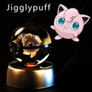 ✨ Pokémon 3D Crystal Ball LED Night Light – Multi-Color Gradient Base