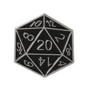 RPG Game Dungeon DnD Dragon Dice D20 Anime Enamel Pin Lapel Badges Manga Brooches for Women Fashion Jewelry Accessories Gifts