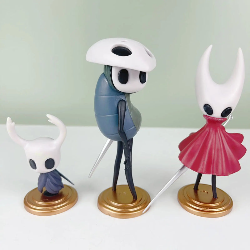 3PCS Hollow Knight Collectible Figures – Premium PVC Anime Figurines Set