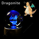 ✨ Pokémon 3D Crystal Ball LED Night Light – Multi-Color Gradient Base