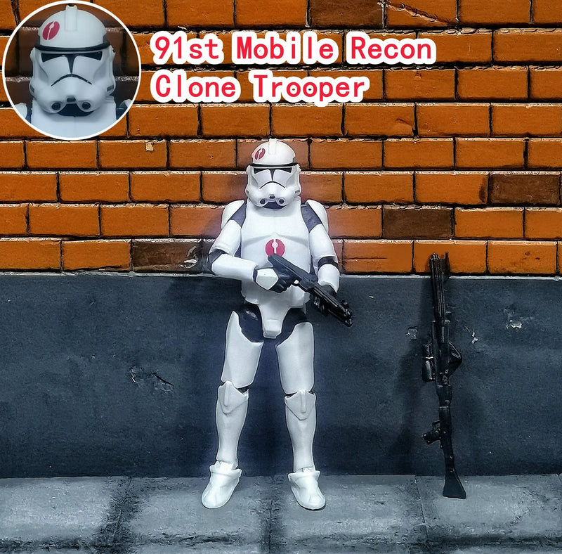 Star Wars Clone Trooper – 501st & 187th Legion (3.75" 1/18 Scale Action Figure, Loose)