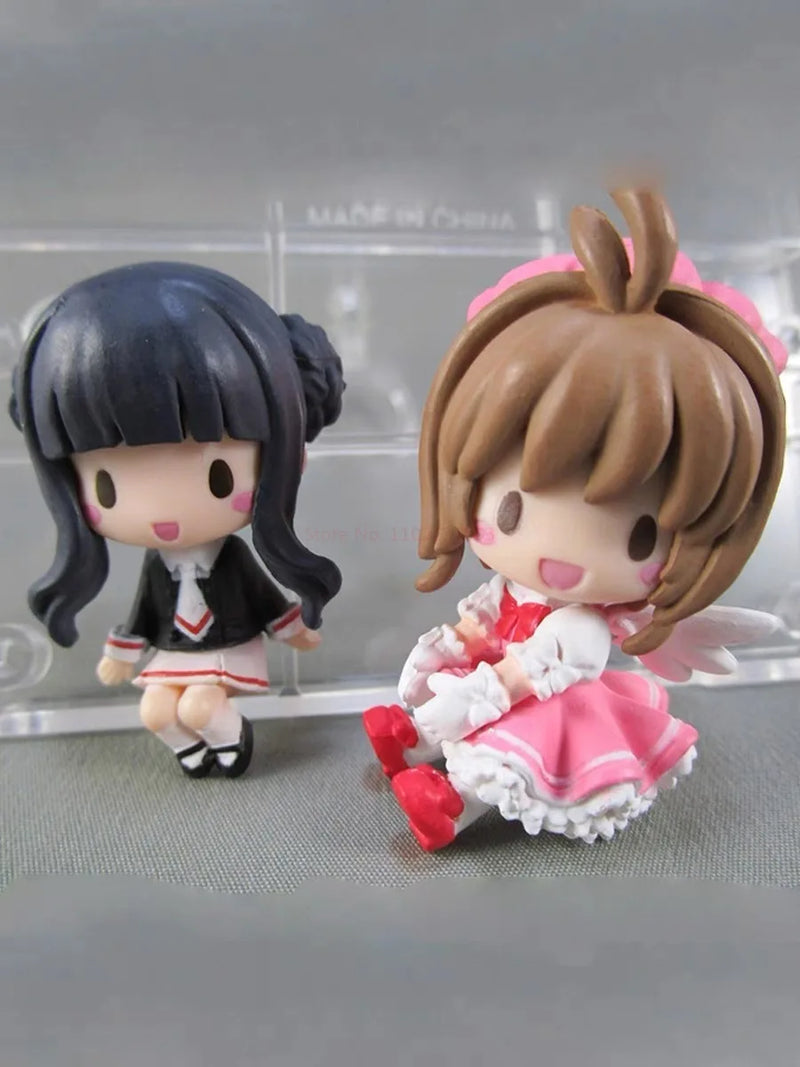 Cardcaptor Sakura Gacha Cable Doll – Kinomoto Sakura & Li Syaoran Mini Action Figure Toy Capsule Gift