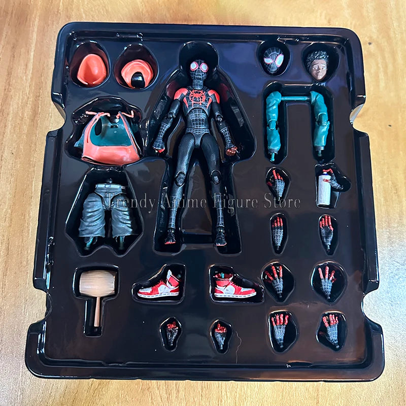 SV-Action Miles Morales Figure – Spider-Man: Into the Spider-Verse (13cm)