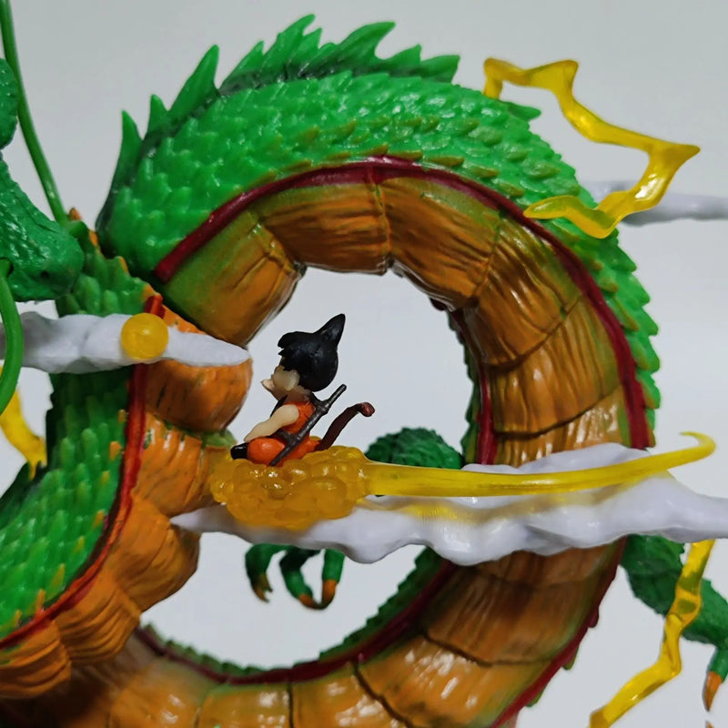 🔥 24cm Dragon Ball Goku & Sheilong Anime Figure – Collector’s PVC Model Statuee