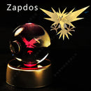 ✨ Pokémon 3D Crystal Ball LED Night Light – Multi-Color Gradient Base