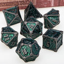 Metal DND Dice Set – For Dungeons &amp; Dragons and Tabletop RPGs