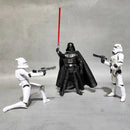 Marvel 10cm White Soldier & Black Knight – Star Wars Model Storm Action Figure with Movable Joints & Laser Sword