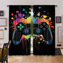 Gamer Controller Blackout Curtains – 2 Panels