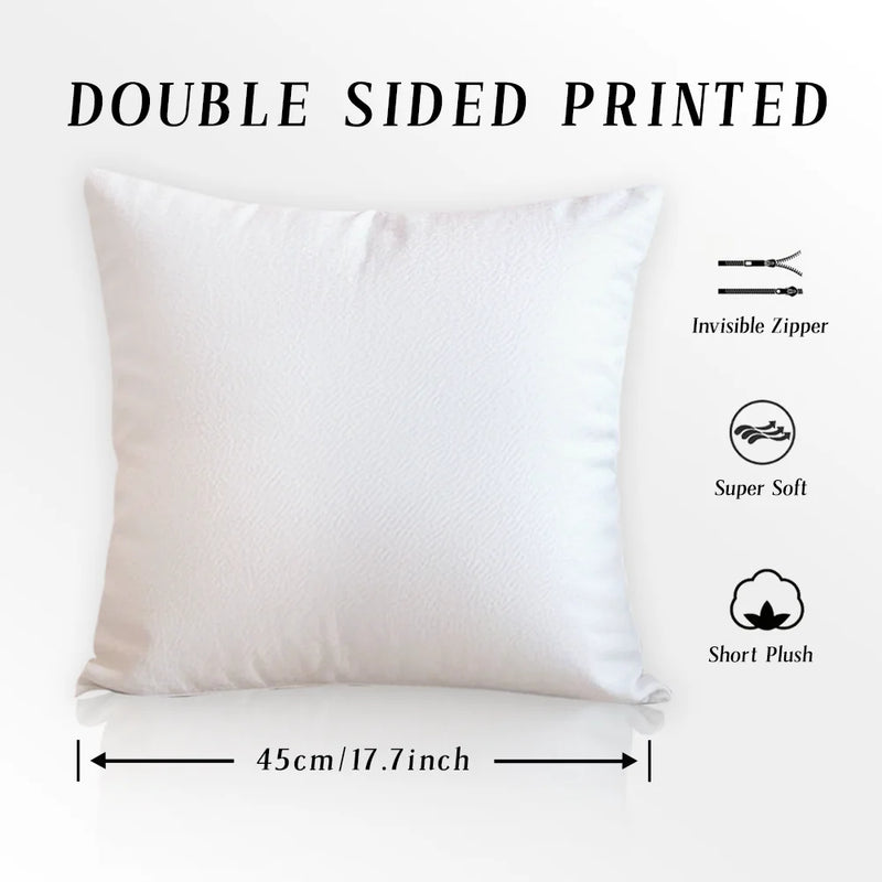 C-Cute Sakura Kinomoto Pillow Case – Soft Plush Anime Cushion Cover with Invisible Zipper