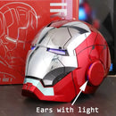 Iron Man MK5 Helmet – 1:1 Electric Voice-Activated Wearable Mask with LED & Remote Control