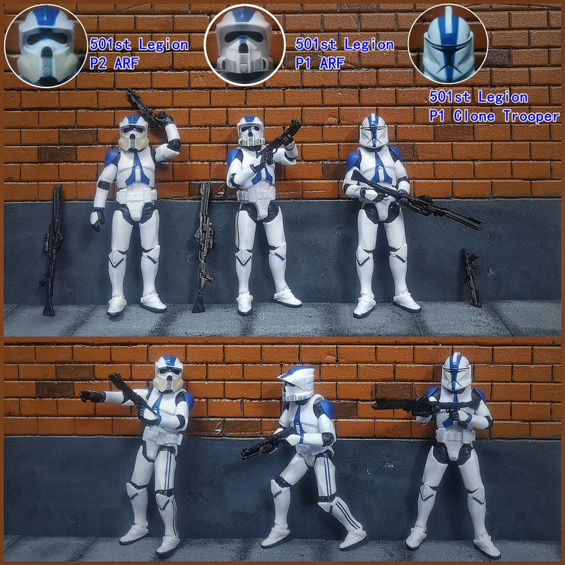 Star Wars Clone Trooper – 501st & 187th Legion (3.75" 1/18 Scale Action Figure, Loose)