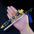 🗡️ The Legend of Zelda: Tears of the Kingdom – Master Sword & Hylian Shield Keyring