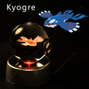 ✨ Pokémon 3D Crystal Ball LED Night Light – Multi-Color Gradient Base
