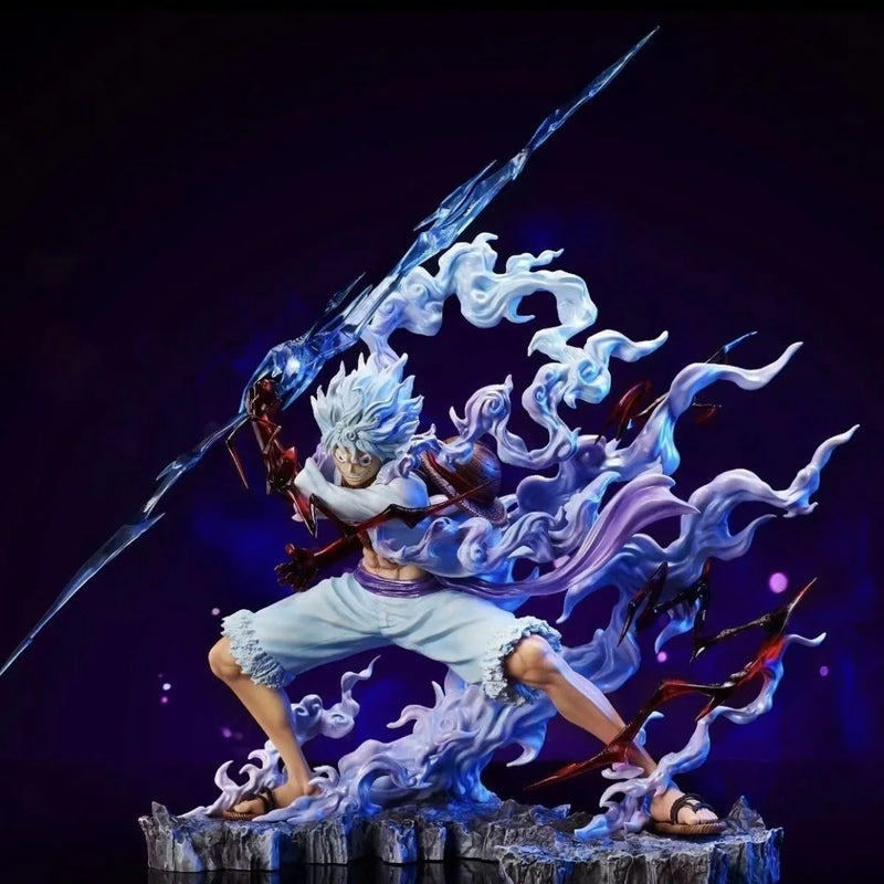 Luffy Gear 5 “Sun God Nika” Figure – 28cm | One Piece Thunderbolt GK Model