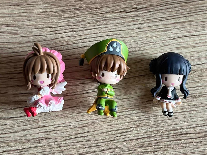 Cardcaptor Sakura Gacha Cable Doll – Kinomoto Sakura & Li Syaoran Mini Action Figure Toy Capsule Gift