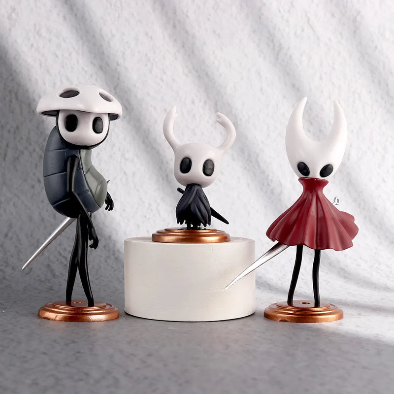 3PCS Hollow Knight Collectible Figures – Premium PVC Anime Figurines Set