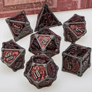 Metal DND Dice Set – For Dungeons &amp; Dragons and Tabletop RPGs