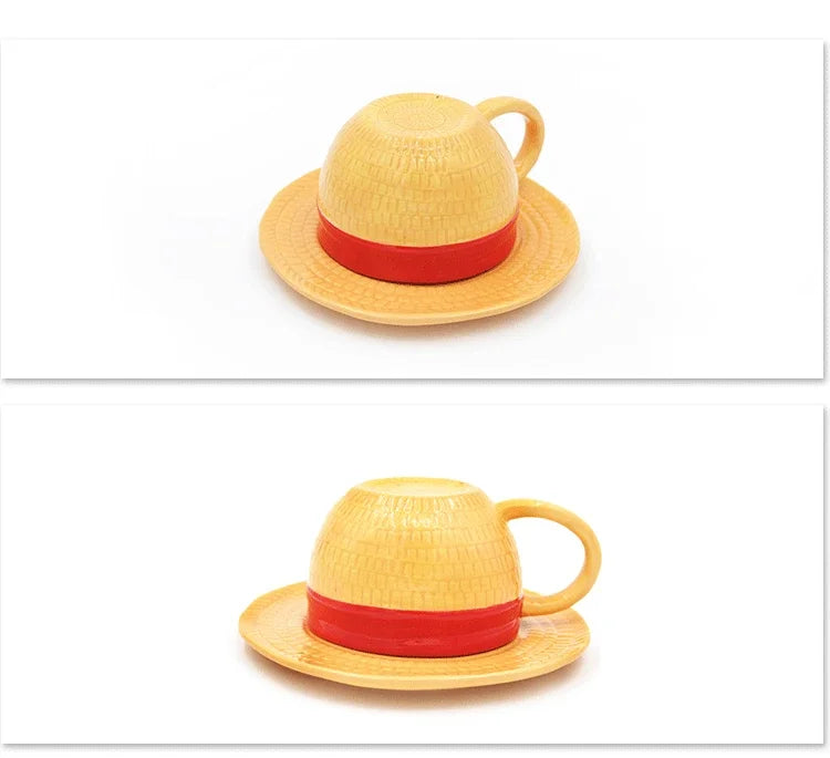 One Piece Mug – Chopper, Ace & Sabo Three Brothers Hat Ceramic Coffee Cup Cosplay