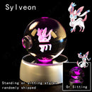 ✨ Pokémon 3D Crystal Ball LED Night Light – Multi-Color Gradient Base