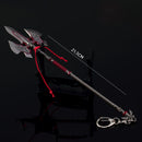 🗡️ The Legend of Zelda: Tears of the Kingdom – Master Sword & Hylian Shield Keyring