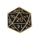 RPG Game Dungeon DnD Dragon Dice D20 Anime Enamel Pin Lapel Badges Manga Brooches for Women Fashion Jewelry Accessories Gifts