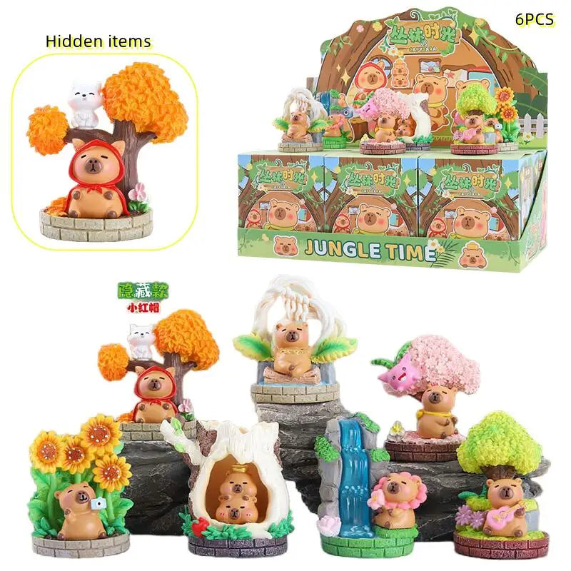 🦫 Capybara Mystery Blind Box – Jungle Time & Secret Realm Series