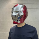 Iron Man MK5 Helmet – 1:1 Electric Voice-Activated Wearable Mask with LED & Remote Control