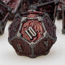 Metal DND Dice Set – For Dungeons &amp; Dragons and Tabletop RPGs