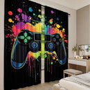 Gamer Controller Blackout Curtains – 2 Panels