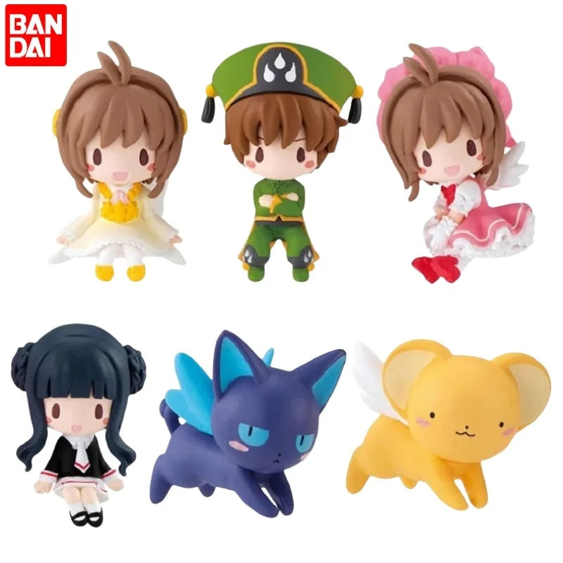 Cardcaptor Sakura Gacha Cable Doll – Kinomoto Sakura & Li Syaoran Mini Action Figure Toy Capsule Gift