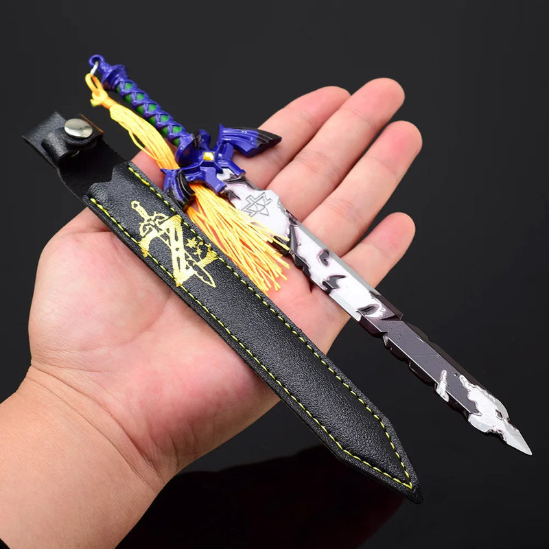 🗡️ The Legend of Zelda: Tears of the Kingdom – Master Sword & Hylian Shield Keyring