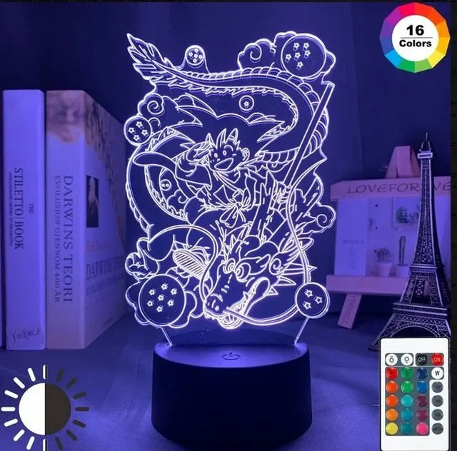 🔥 Dragon Ball Z – 3D LED Night Light