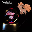 ✨ Pokémon 3D Crystal Ball LED Night Light – Multi-Color Gradient Base