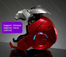 Iron Man MK5 Helmet – 1:1 Electric Voice-Activated Wearable Mask with LED & Remote Control