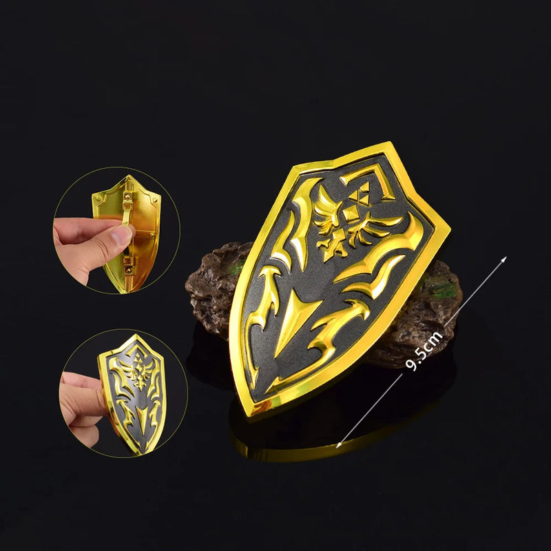 🗡️ The Legend of Zelda: Tears of the Kingdom – Master Sword & Hylian Shield Keyring