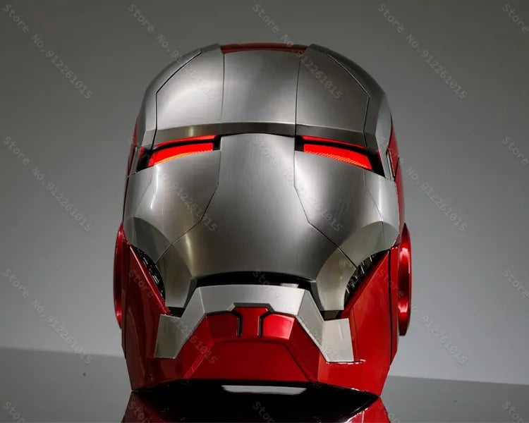 Iron Man MK5 Helmet – 1:1 Electric Voice-Activated Wearable Mask with LED & Remote Control