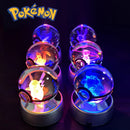 ✨ Pokémon 3D Crystal Ball LED Night Light – Multi-Color Gradient Base