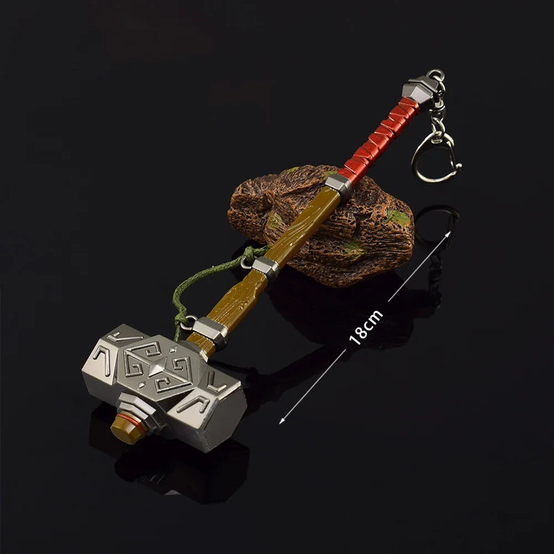 🗡️ The Legend of Zelda: Tears of the Kingdom – Master Sword & Hylian Shield Keyring