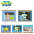 SpongeBob Canvas Wall Hanging Art – Funny Patrick & Squidward Decor