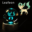 ✨ Pokémon 3D Crystal Ball LED Night Light – Multi-Color Gradient Base