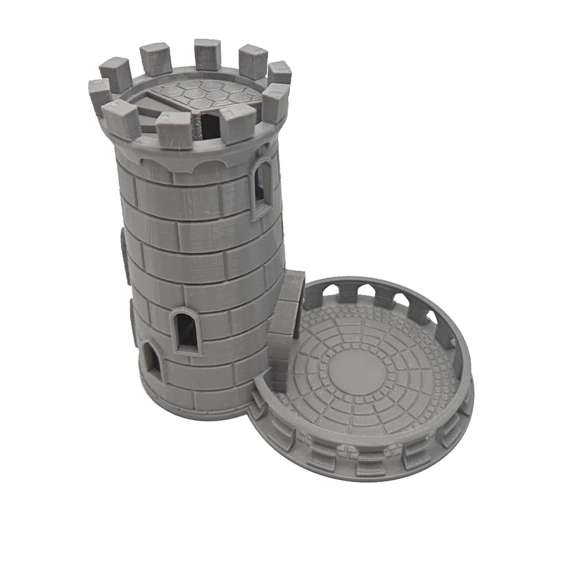 🏰 DND Medieval Dice Tower – Castle Roller Accessory for Tabletop RPGs