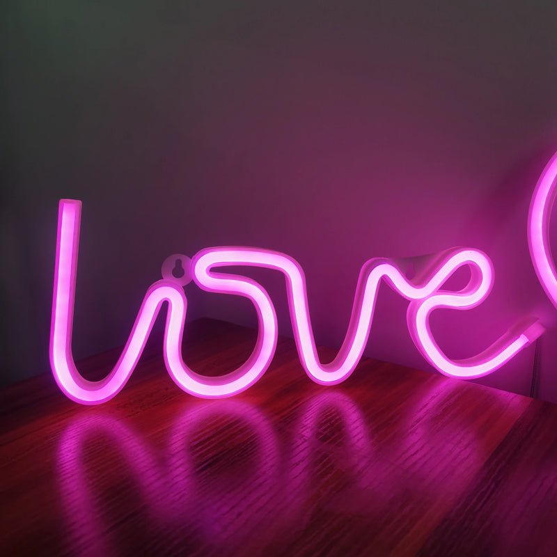 LED Neon Sign – USB/Battery Powered Wall Light for Bedroom, Bar, Game Room
