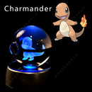 ✨ Pokémon 3D Crystal Ball LED Night Light – Multi-Color Gradient Base