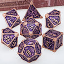 Metal DND Dice Set – For Dungeons &amp; Dragons and Tabletop RPGs