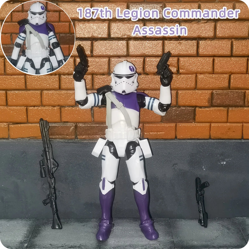 Star Wars Clone Trooper – 501st & 187th Legion (3.75" 1/18 Scale Action Figure, Loose)