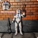 Star Wars Clone Trooper – 501st & 187th Legion (3.75" 1/18 Scale Action Figure, Loose)