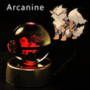 ✨ Pokémon 3D Crystal Ball LED Night Light – Multi-Color Gradient Base