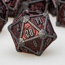 Metal DND Dice Set – For Dungeons &amp; Dragons and Tabletop RPGs